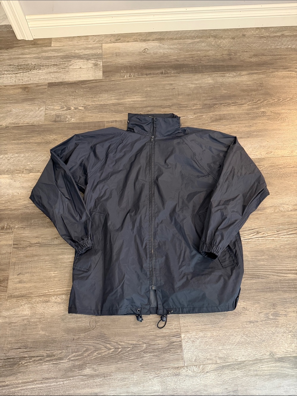 PIONEER Men's Navy‎ Blue Full-Zip Windbreaker